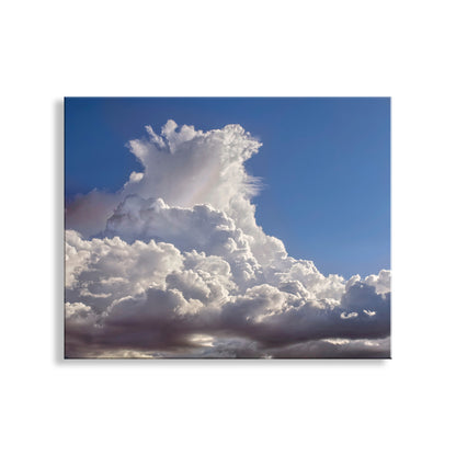 Large cumulus cloud against a blue sky. Storm Cloud Fine Art Print with Arizona Desert Monsoon Thunderhead
