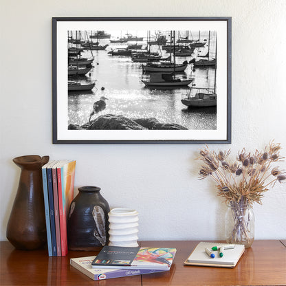 Monterey Bay Sailing Decor with California Coast Sunrise