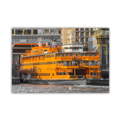 Staten Island Ferry Photo Wall Art – New York Harbor | NYC Art Gift | Battery Park