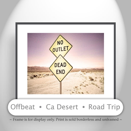 Desert Road Trip Wall Art Print by Murray Bolesta | Lonely Highway Photograph