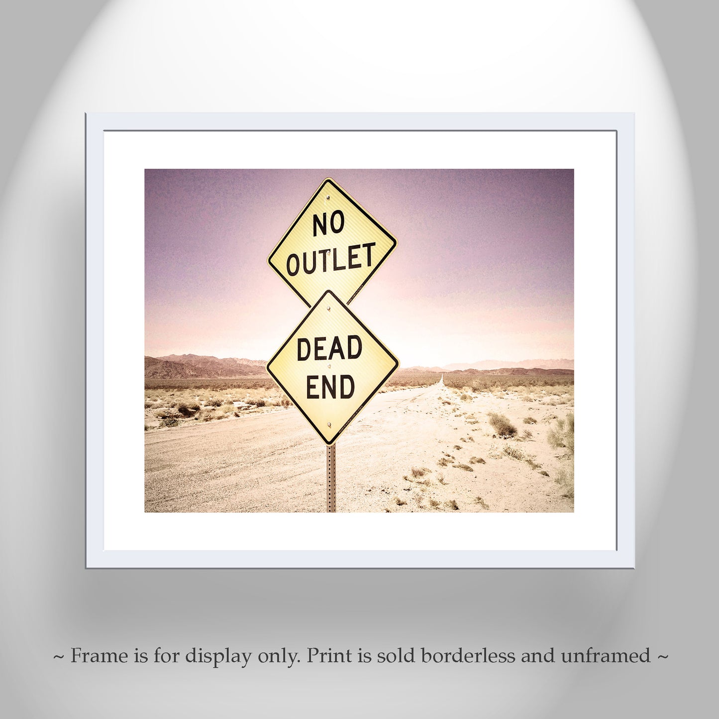 Desert Road Trip Wall Art Print by Murray Bolesta | Lonely Highway Photograph
