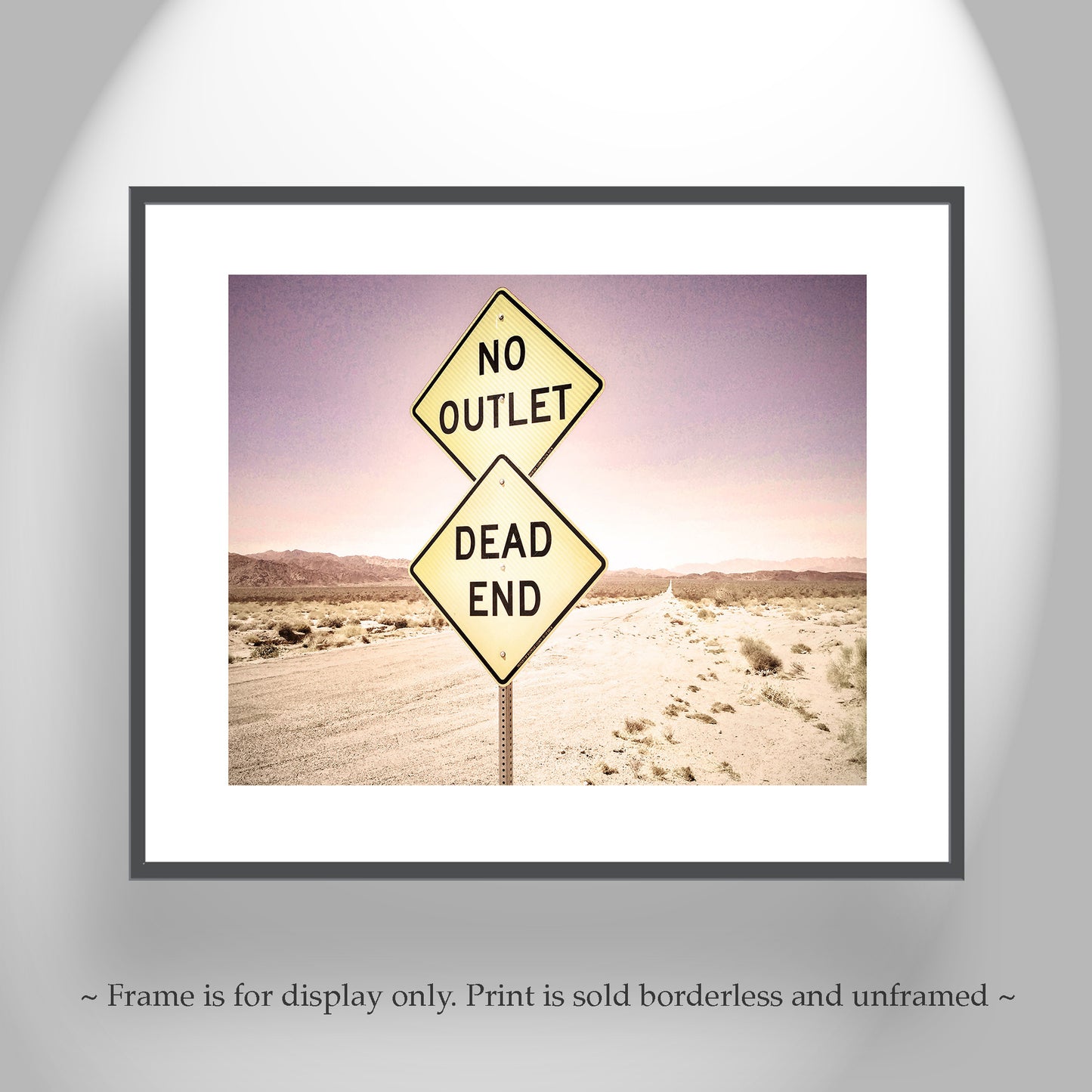 Desert Road Trip Wall Art Print by Murray Bolesta | Lonely Highway Photograph