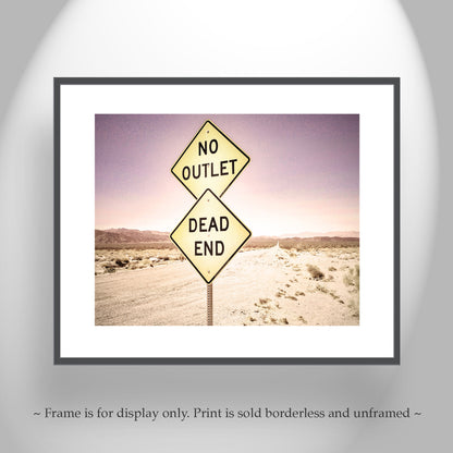 Desert Road Trip Wall Art Print by Murray Bolesta | Lonely Highway Photograph