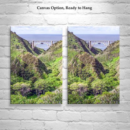 Big Sur California Bixby Creek Bridge Matched Set 2 Art Prints