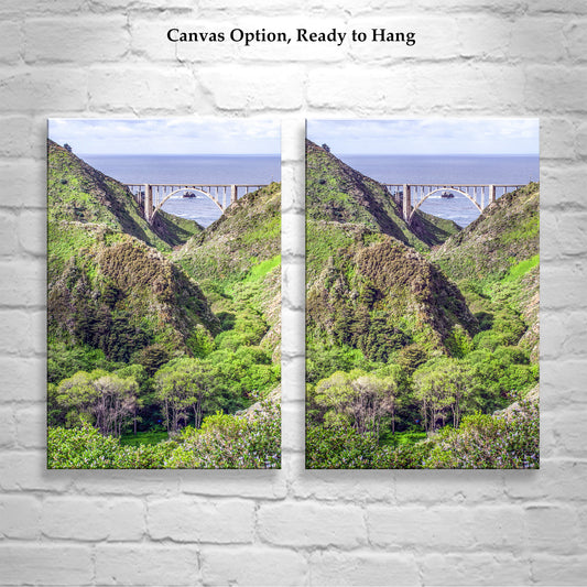 Big Sur California Bixby Creek Bridge Matched Set 2 Art Prints