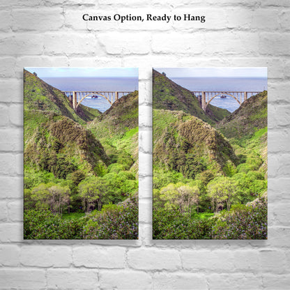 Big Sur Coast Wall Art | Bixby Creek Bridge Photography Prints Set of 2