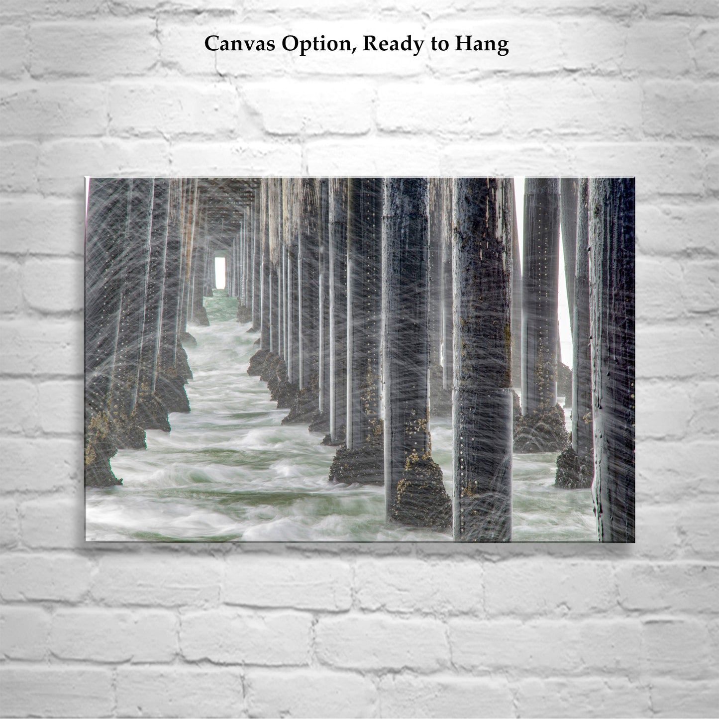 Oceanside Pier Black & White Photograph at San Diego California