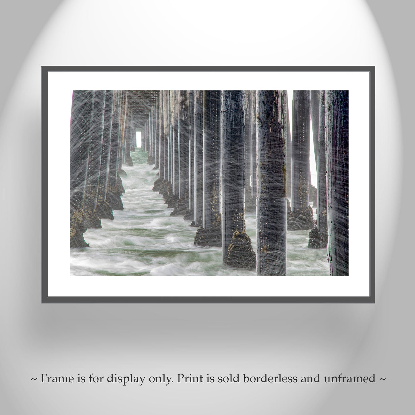 Oceanside Pier Black & White Photograph at San Diego California