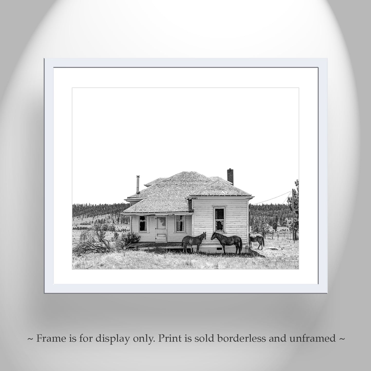 Surreal Horse Farm Print | Eastern Oregon Fine Art Photography