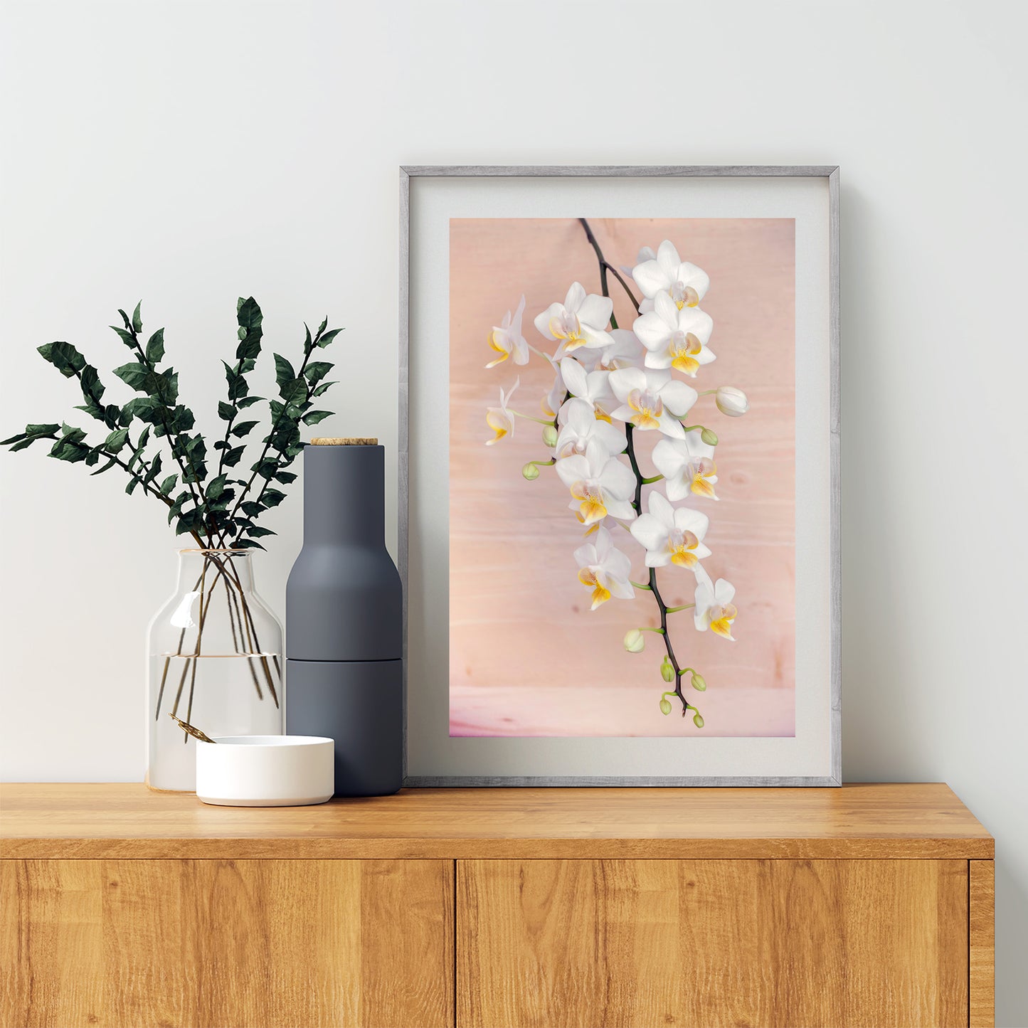 Orchid Flower Photography Art Print | Elegant Botanical Decor