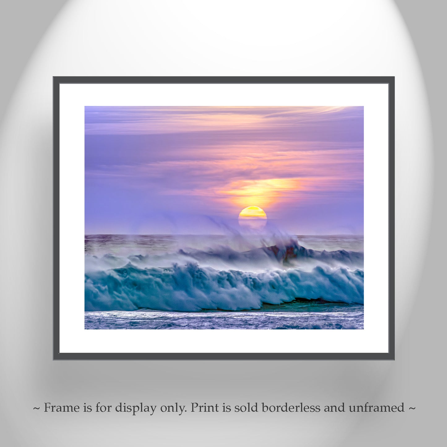 Santa Barbara Coast California Photo with Pacific Ocean Sunset