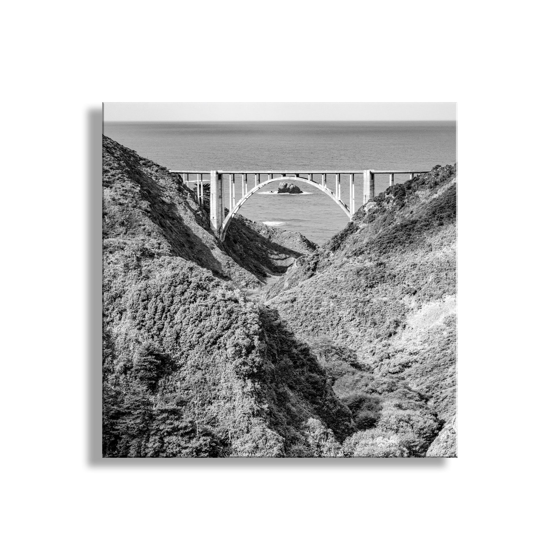 My classic California scene in the coastal mountains with the dramatic Bixby Creek Bridge for your viewing pleasure. Original, unique signed art by Murray Bolesta!