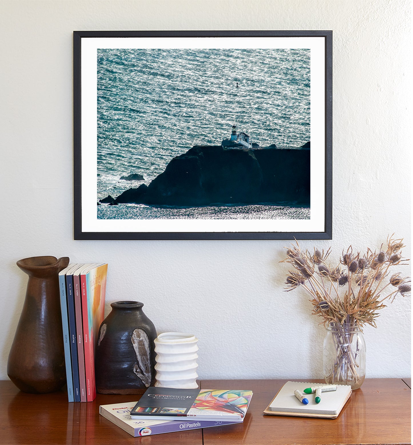 Marin Headlands California Ocean Photography | Point Bonita Lighthouse