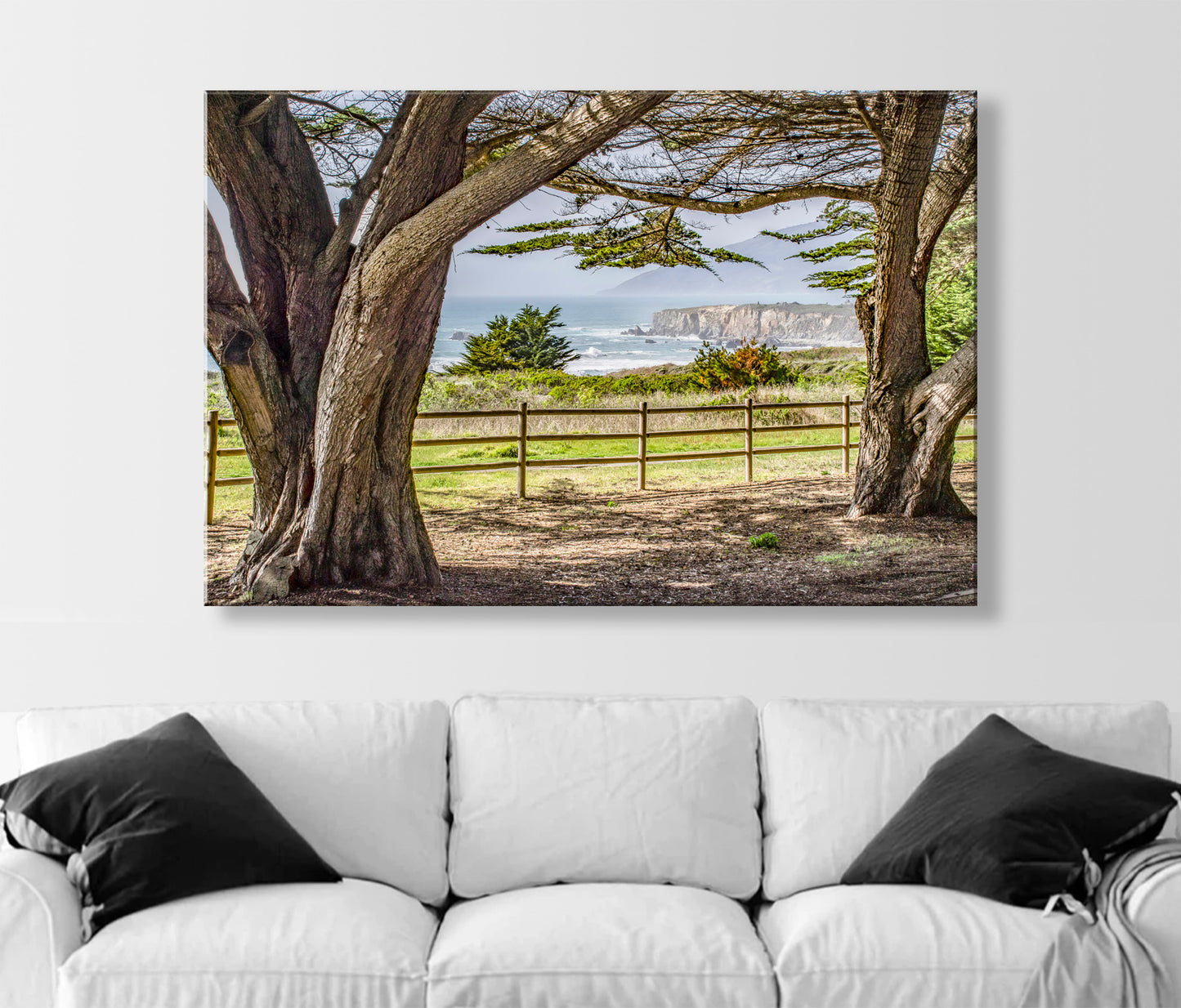Big Sur Seacoast Art Print – Monterey Cypress & Pacific Ocean California