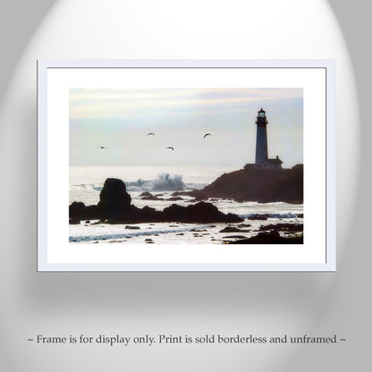 Lighthouse Print at Pigeon Point California Coast San Mateo