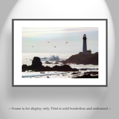 Lighthouse Print at Pigeon Point California Coast San Mateo