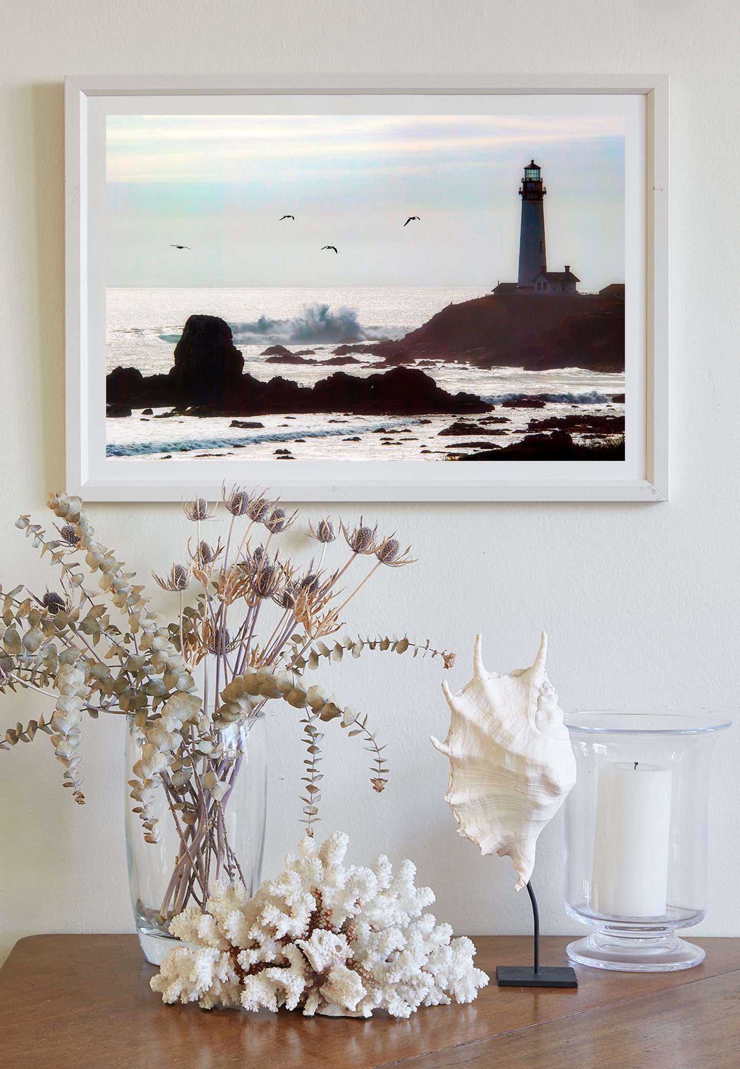 Lighthouse Print at Pigeon Point California Coast San Mateo