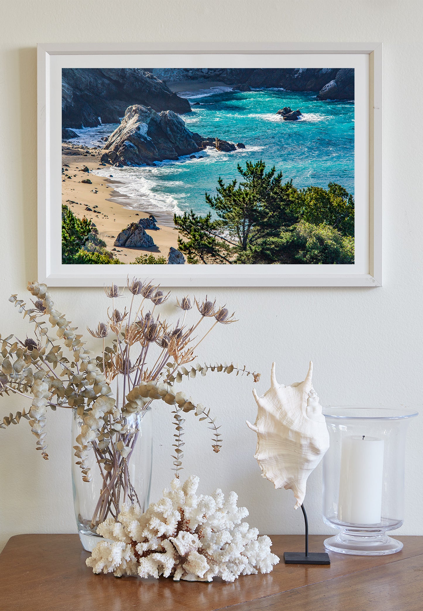 Big Sur Beach Photo Art Print at California Coast | Wall Decor