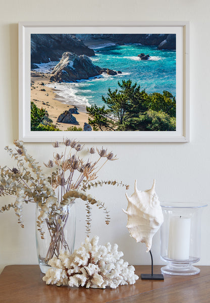 Big Sur Beach Photo Art Print at California Coast | Wall Decor