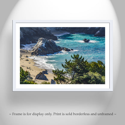 Big Sur Beach Photo Art Print at California Coast | Wall Decor
