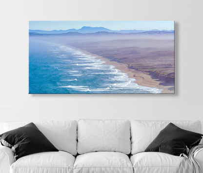 Point Reyes Marin County Panoramic Art with Pacific Ocean Seascape