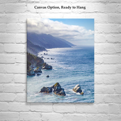 Pacific Coast Framed Art Print for Home at Big Sur California