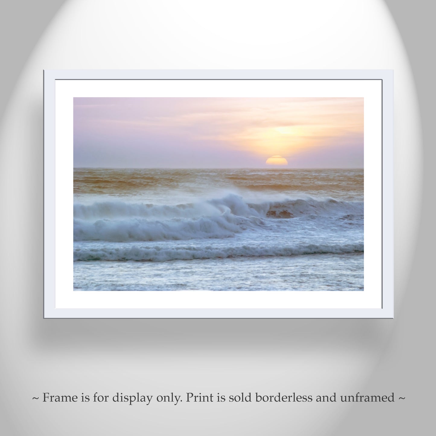 Santa Barbara Coast Pacific Ocean Sunset Art Print at Jalama Beach