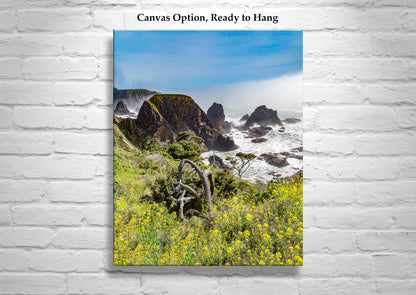 Sea Ranch Mendocino California Coast | Vertical Art Print Wall Decor