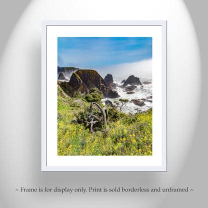 Sea Ranch Mendocino California Coast | Vertical Art Print Wall Decor