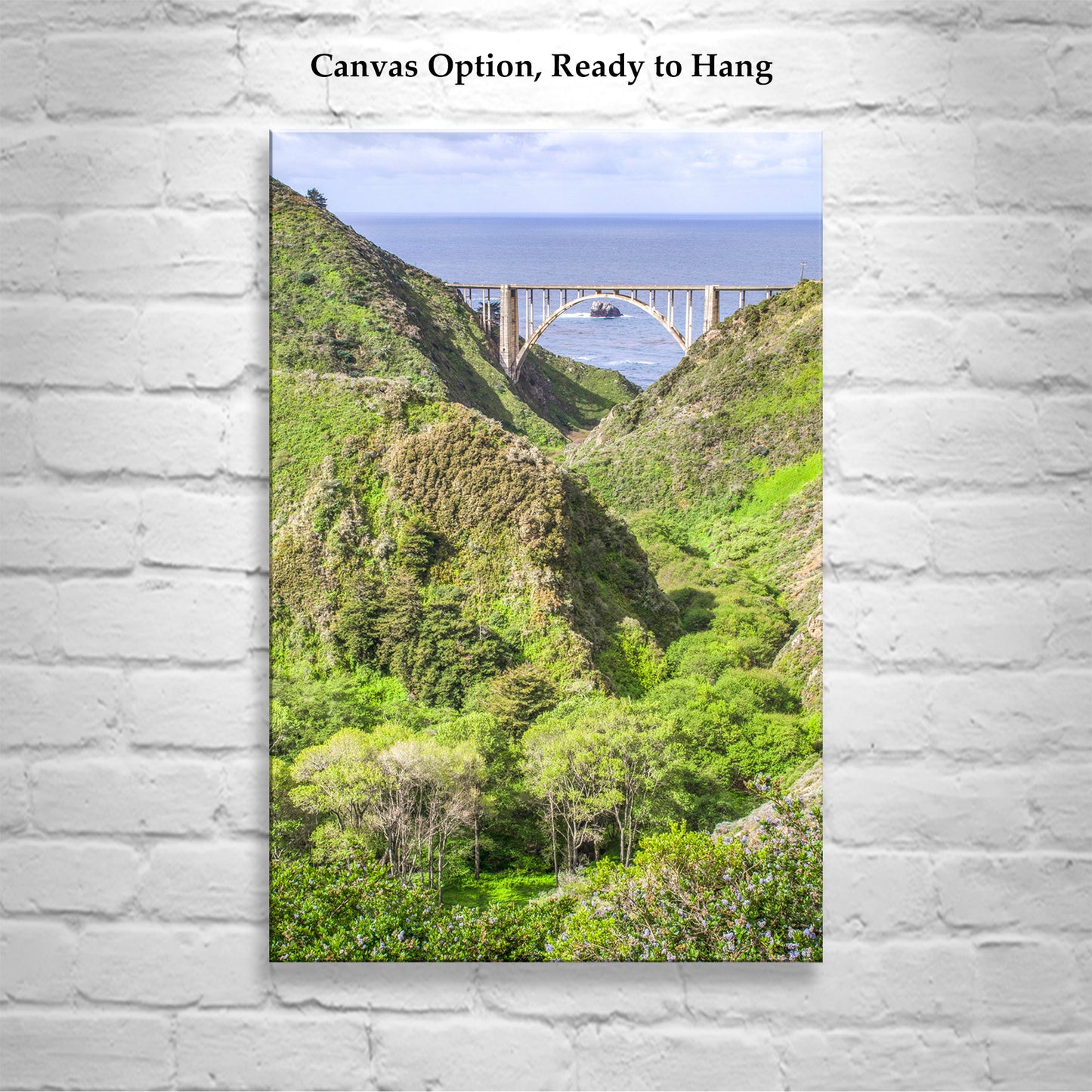 Bixby Creek Bridge Big Sur California Coast Art Print as Wall Decor