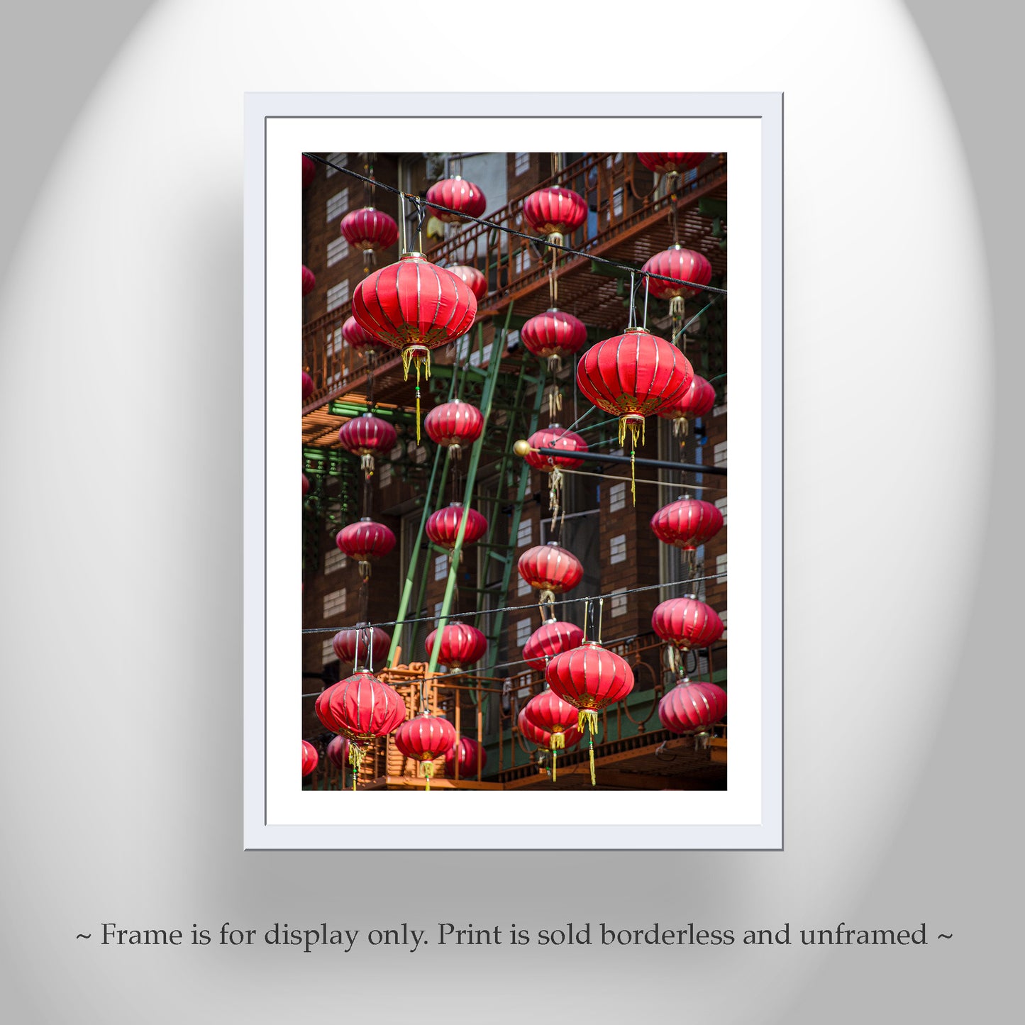 Chinese Lanterns Art Print in Chinatown San Francisco California