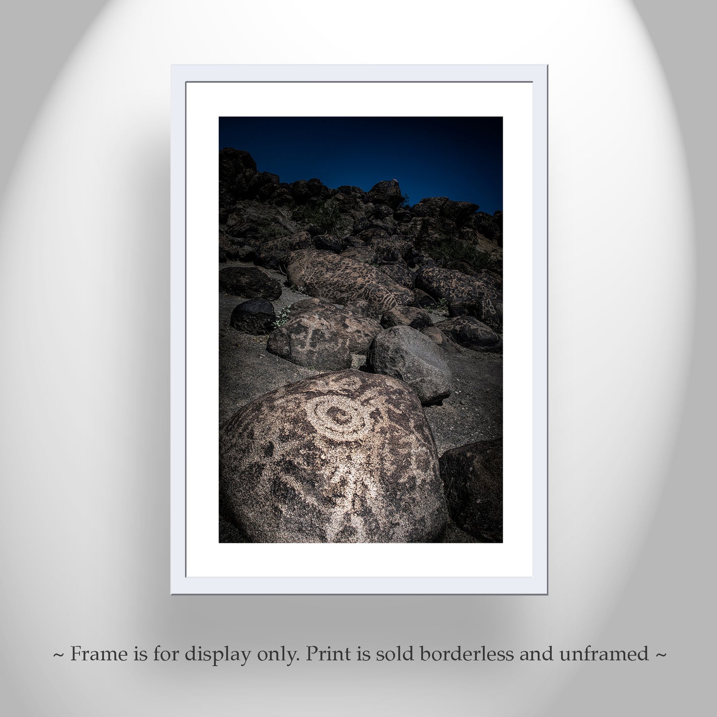 Hohokam Petroglyph Fine Art Print | Desert Rock Art Photography