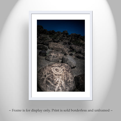 Hohokam Petroglyph Fine Art Print | Desert Rock Art Photography