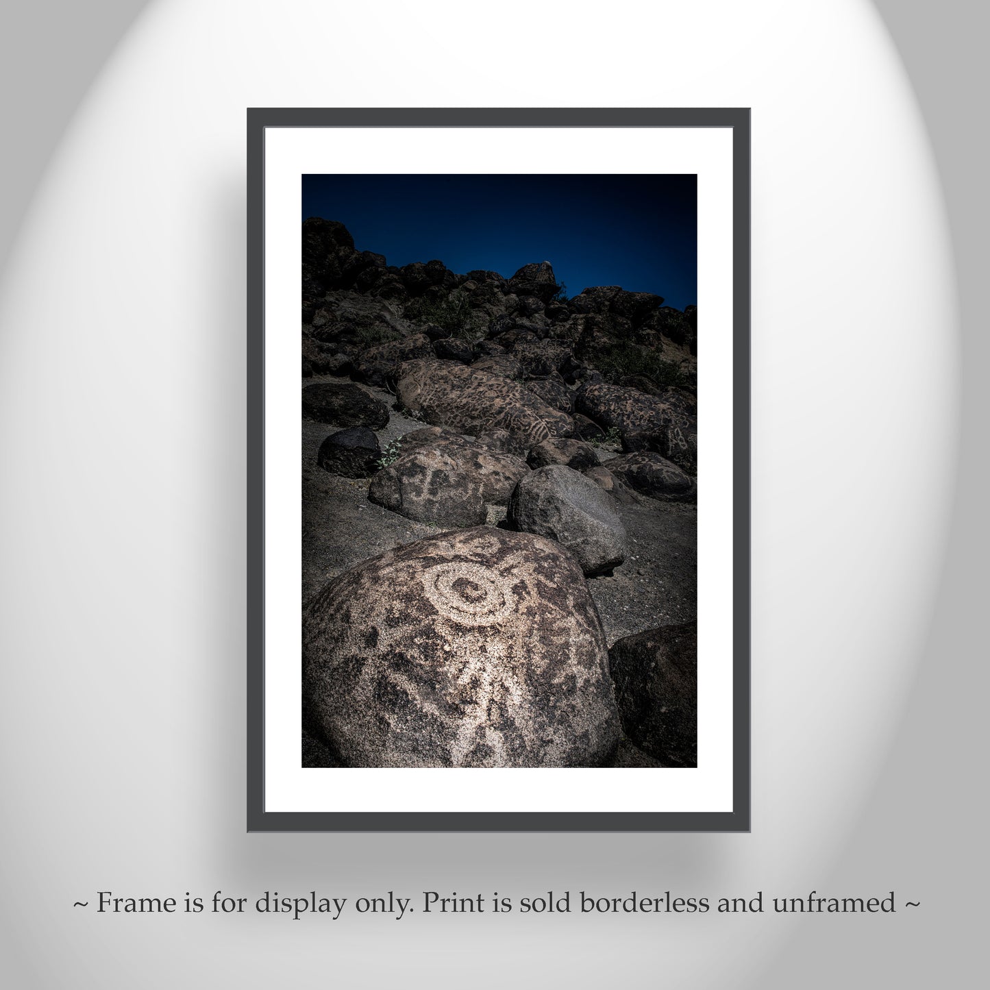 Hohokam Petroglyph Fine Art Print | Desert Rock Art Photography