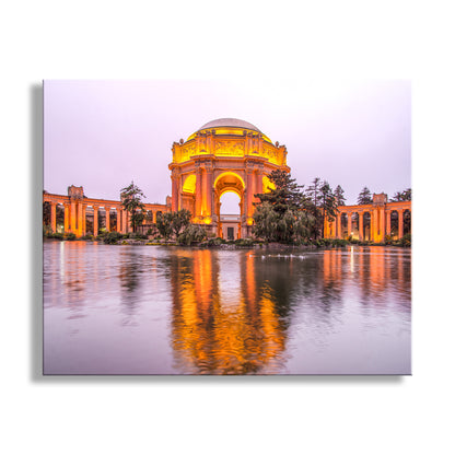My magnificent print of Palace of Fine Arts, San Francisco California at dusk. Original, unique signed art by Murray Bolesta