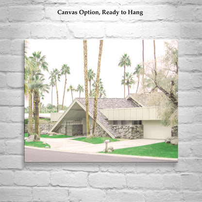 Palm Springs Midcentury Modern House Architecture Art Print