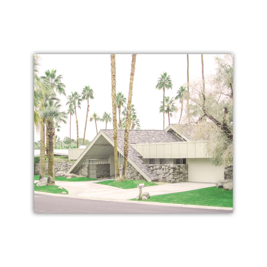 Palm Springs Midcentury Modern House Architecture Art Print