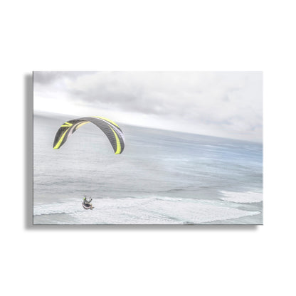 My peaceful paraglider picture, captured at San Diego, California, planet Earth! Original, unique signed art by Murray Bolesta!