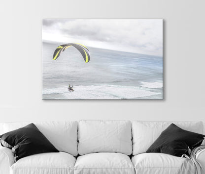 Paraglider Picture at Torrey Pines San Diego California Coast