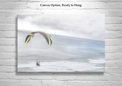 Paraglider Picture at Torrey Pines San Diego California Coast
