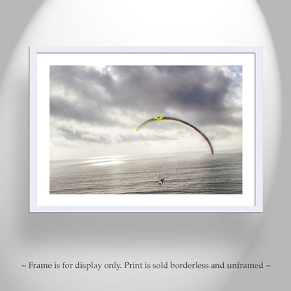 Paraglider Art Print at Torrey Pines San Diego California
