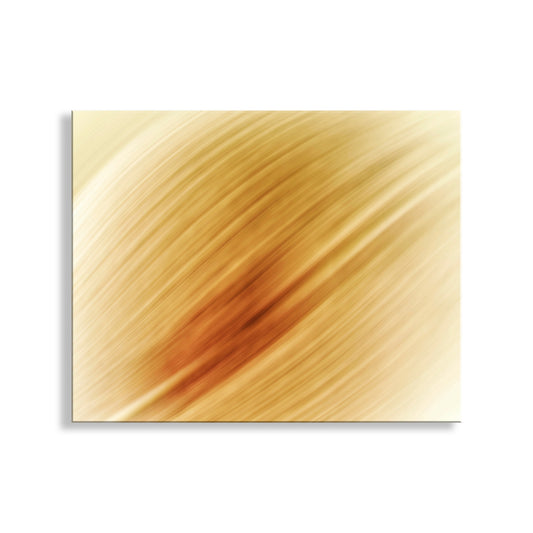 Gold color swatch on a white background. Large Modern Abstract Picture on Framed Canvas in Khaki Color