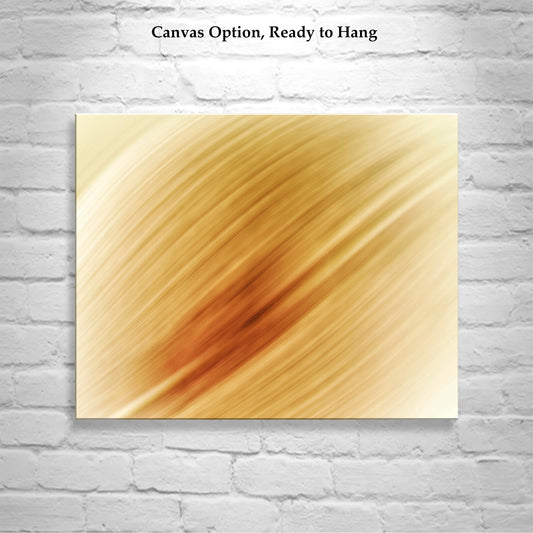 Modern Abstract Canvas in Khaki Green | Framed Fine Art Print