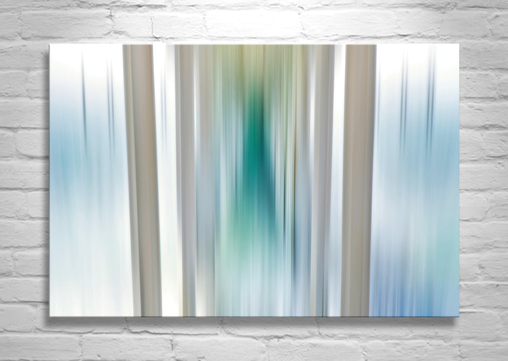 Under-Pier Surreal Print Ocean Beach CA Fine Art Pale Blue