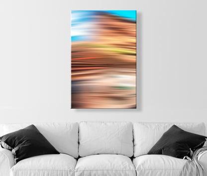 Southwestern Wall Decor on Framed Canvas in Abstract