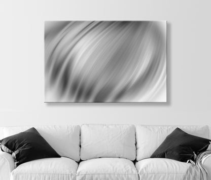 Black and White Modern Fine Art on Framed Canvas as Wall Decor