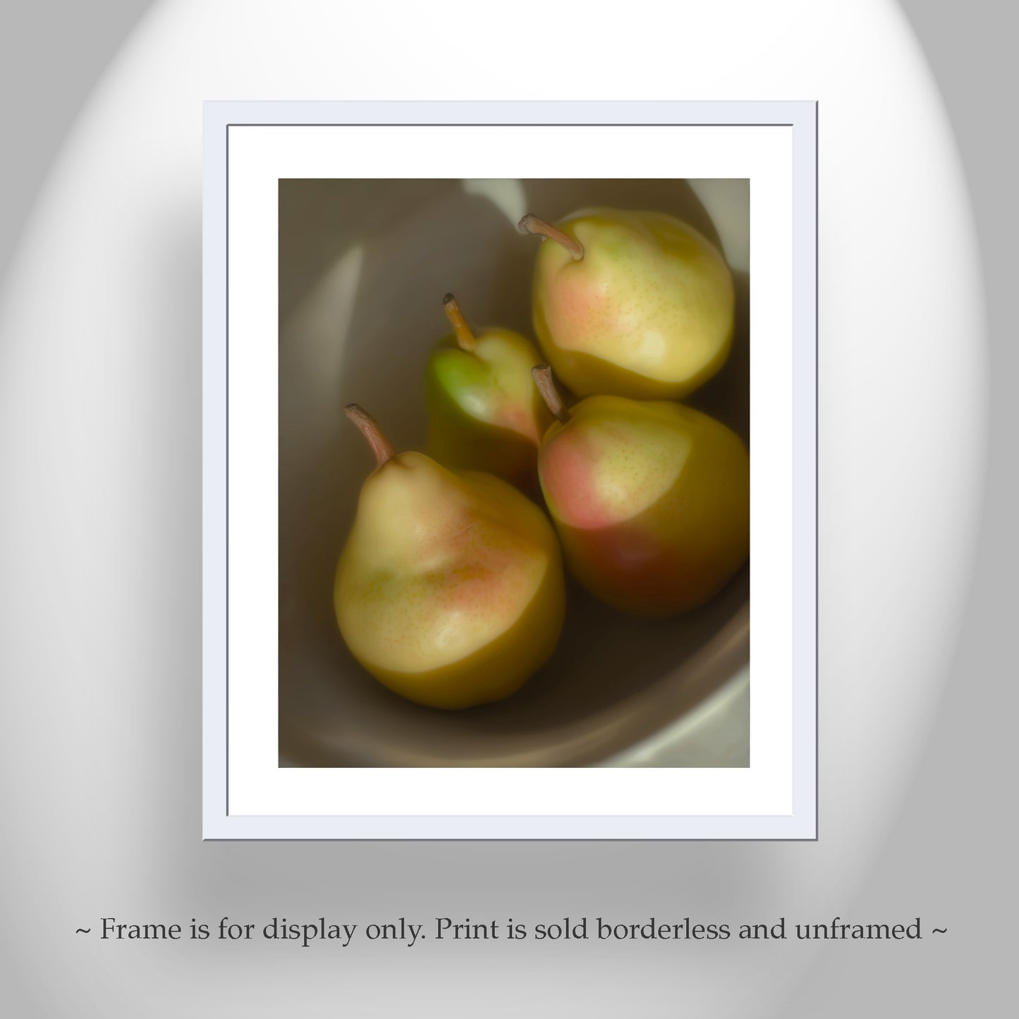 Pear Still Life | Fine Art Food Photography Print