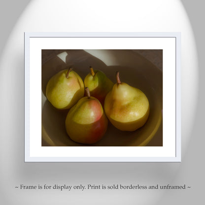 Pear Still Life | Fine Art Food Photography Print