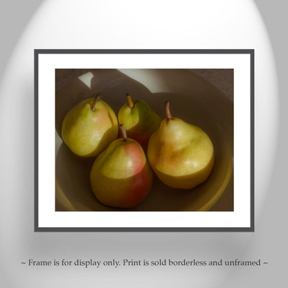 Pear Still Life | Fine Art Food Photography Print