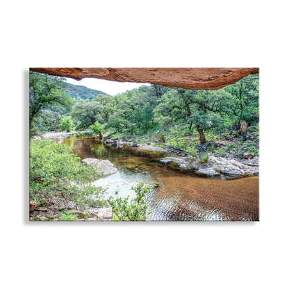 Desert Canyon Landscape Art Print in Southern Arizona Wilderness